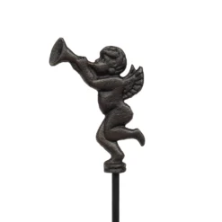 Gartenstecker 'Engel' aus Gusseisen