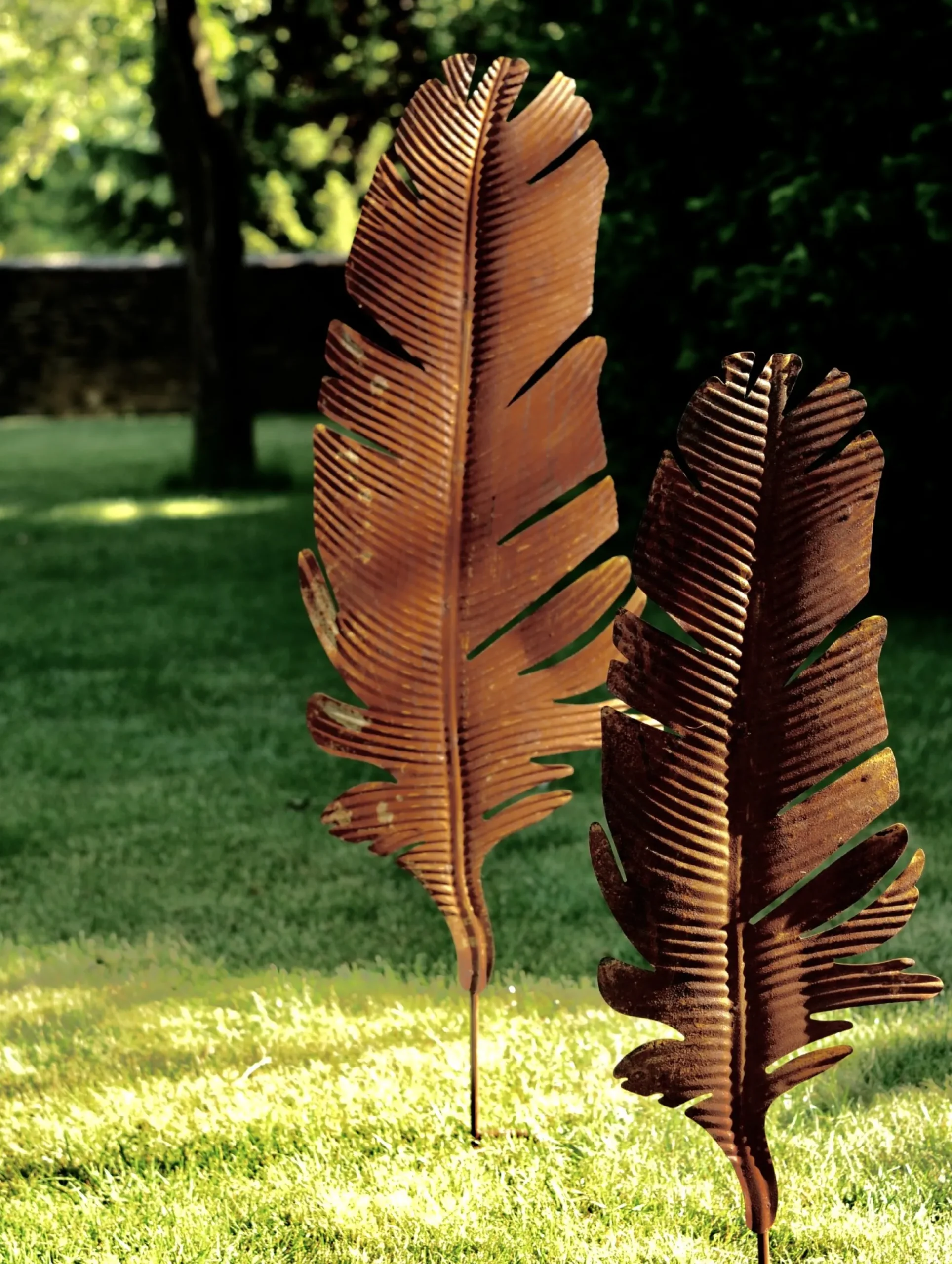 Gartenstecker 'Feder'