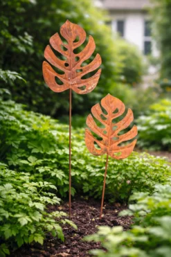 Gartenstecker 'Monstera'