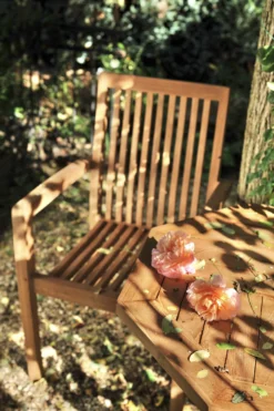 Gartenstuhl 'Lund' aus Teakholz