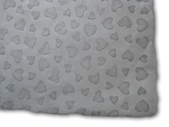 Geschenkpapier 'Herz' grau