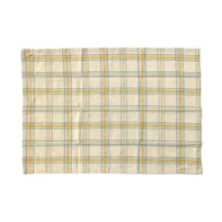 Geschirrtuch beige-gelb kariert