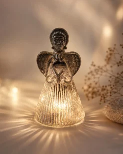 Glas-Teelichthalter 'Engel'