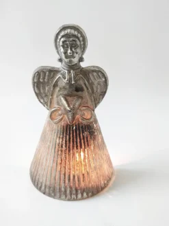 Glas-Teelichthalter 'Engel'