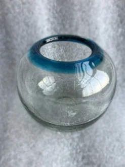 Glasvase / Ballonglas 'Aquamarina'