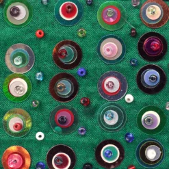 Gürtel Glasperlen multicolor