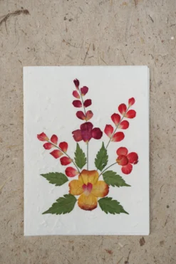 Grußkarte 'Blumen'