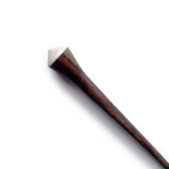 Haarnadel 'Muschelkopf weiß' aus Holz