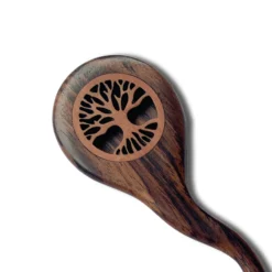 Haarnadel 'Tree of Life' aus Holz