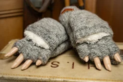 Handschuhe grau