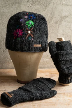 Handschuhe grau