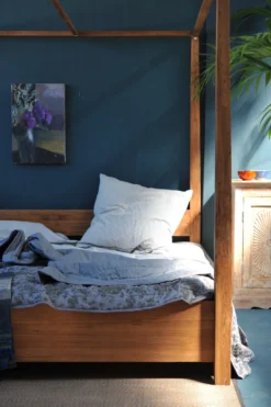 Himmelbett 'Surakarta' aus recyceltem Teak