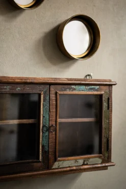 Hängeschrank 'Jarrow' mit 2 Glastüren