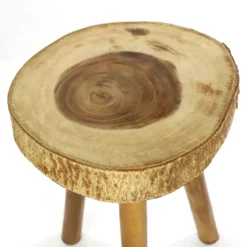 Hocker aus Baumscheibe