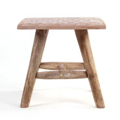Hocker 'Graphic' Mangoholz