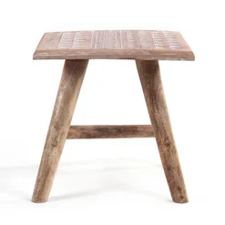Hocker 'Graphic' Mangoholz