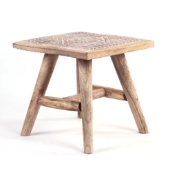 Hocker 'Poppy' Mangoholz