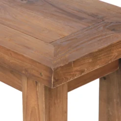Holzbank aus recyceltem Teak