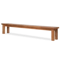 Holzbank aus recyceltem Teak