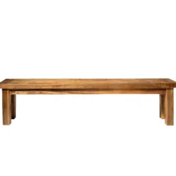 Holzbank aus recyceltem Teak