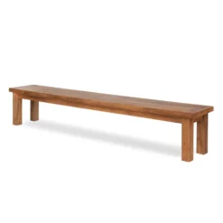 Holzbank aus recyceltem Teak