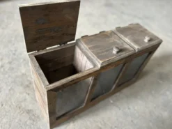 Holzbox mit 3 Fächern