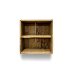 Holzregal mit 2 Fächern