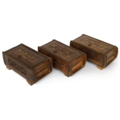Holz-Schatulle aus Backsteinform