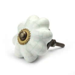 Keramik-Knauf 'Blume'