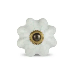 Keramik-Knauf 'Blume'