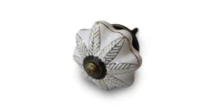 Keramik-Knauf 'Blume'