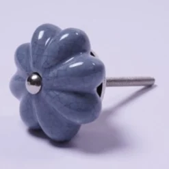 Keramik Möbelknopf 'Blume'