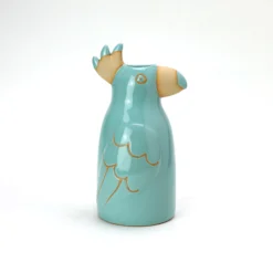 Keramikvase 'Sittich'