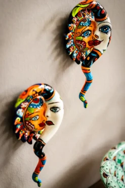 Keramik-Wandschmuck 'Eclipse'