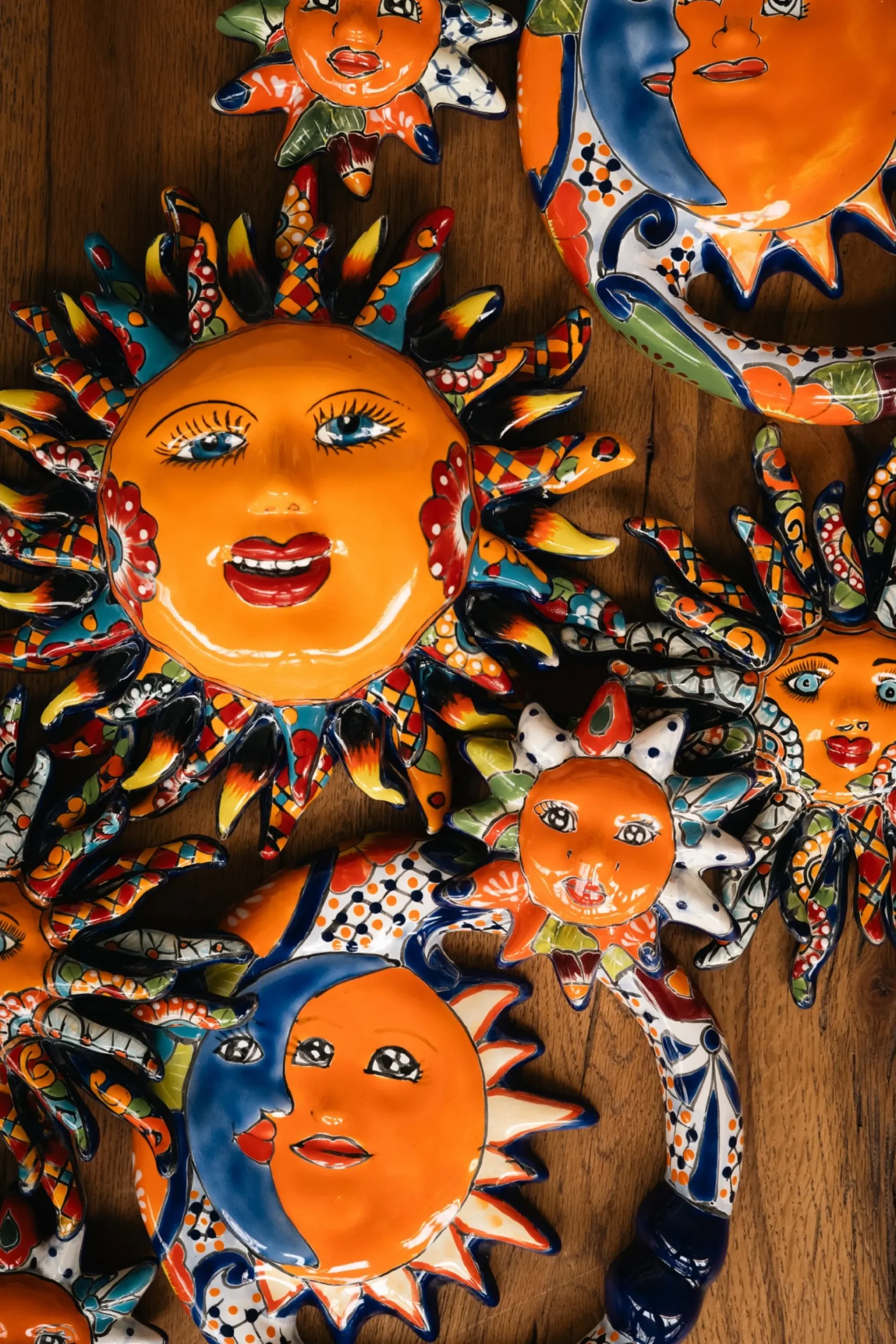 Keramik-Wandschmuck 'Eclipse Solar'