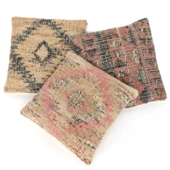 Kissen 'Kilim' natur-schwarz
