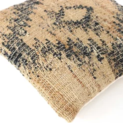 Kissen 'Kilim' natur-schwarz
