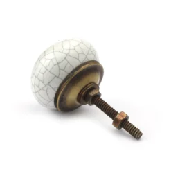 Knauf 'Craquele' weiß