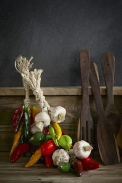 Knoblauch-Zopf aus Keramik