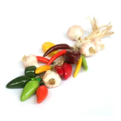 Knoblauch-Zopf aus Keramik