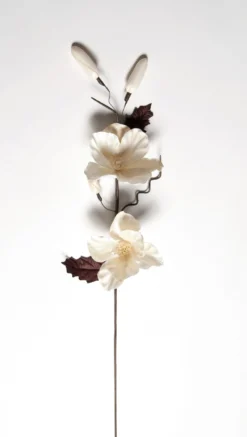 Kunstblume 'Weißer Klatschmohn'