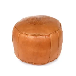 Lederpouf 'Stern'