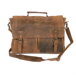 Messengertasche aus Büffelleder