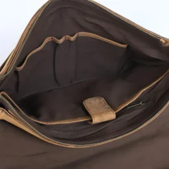 Messengertasche aus Büffelleder
