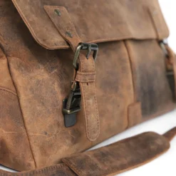 Messengertasche aus Büffelleder