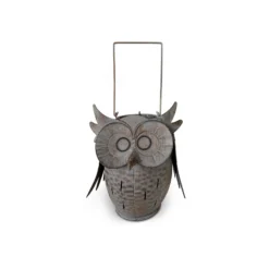 Metalllaterne 'Eule'