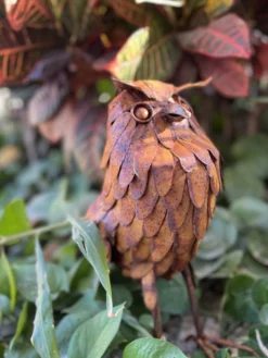 Metallskulptur 'Eule'