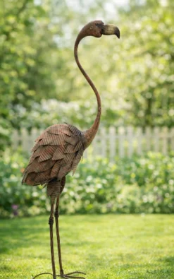 Metallskulptur 'Flamingo'