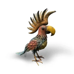 Metallskulptur 'Papagei'