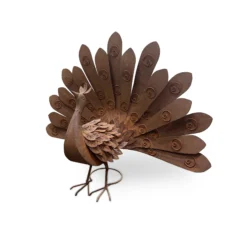 Metallskulptur 'Pfau'